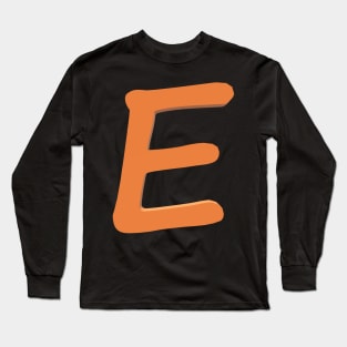 Letter E Long Sleeve T-Shirt